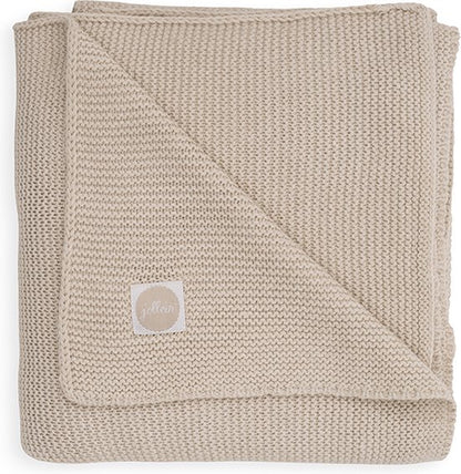 Jollein Deken Wieg 75 x 100 cm Basic Knit Nougat