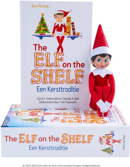 The Elf on the Shelf - Cadeau Set | Meisje Nederlandstalig | Scout Elf Pop | Softcover Verhaalboek | Adoptiecertificaat