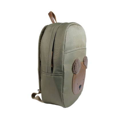 Donsje Amsterdam – Pibbe Schoolbag | Bear | Moss Green