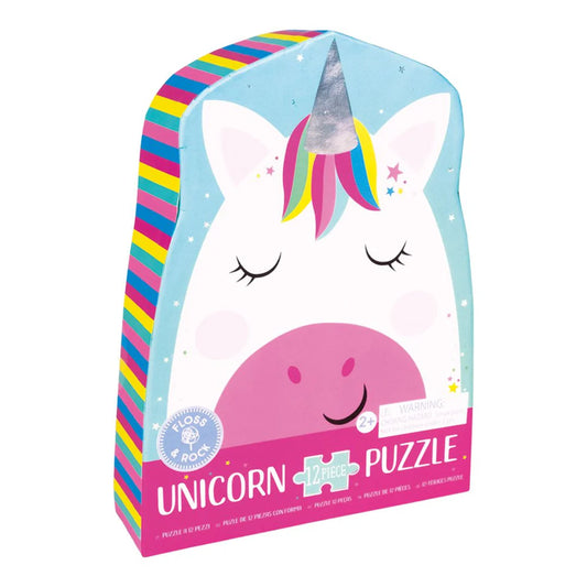 Floss&Rock - Rainbow Unicorn 12 stuks Jigsaw puzzle