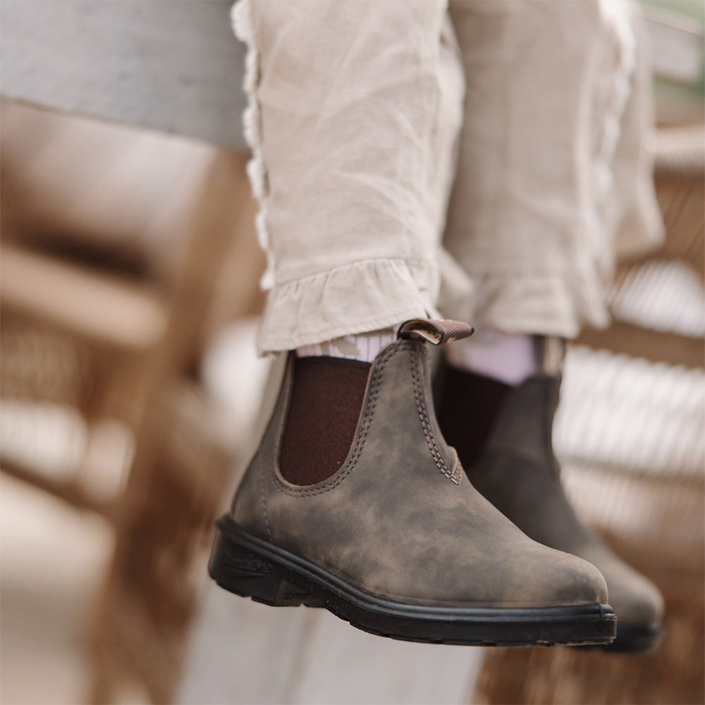 Blundstone - Kids boots nubuck | Saddle Brown