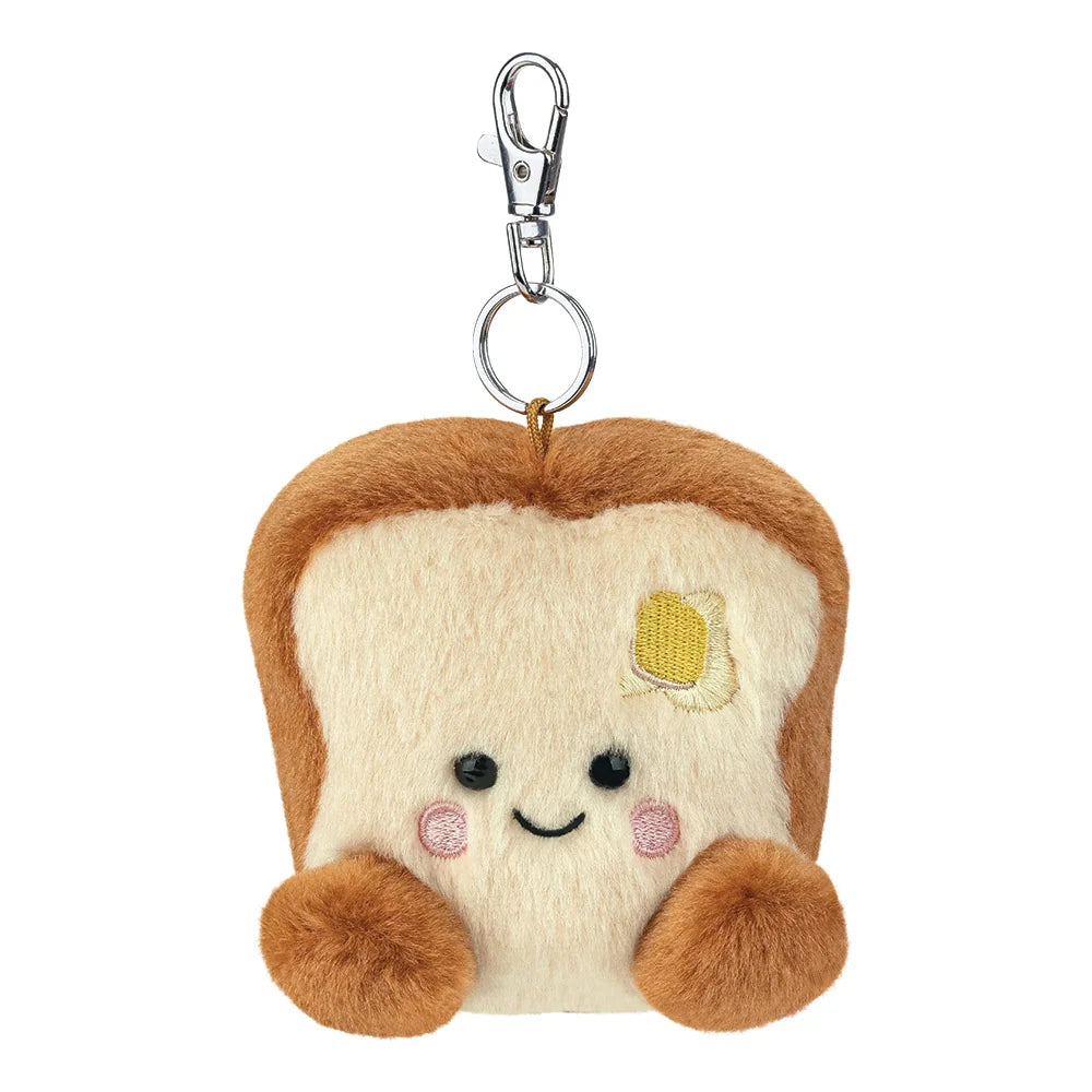 Palm Pals - Buttery Toast Clip-On | Knuffel Sleutelhanger Toast