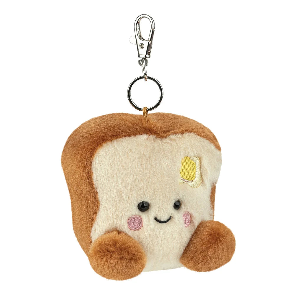 Palm Pals - Buttery Toast Clip-On | Knuffel Sleutelhanger Toast