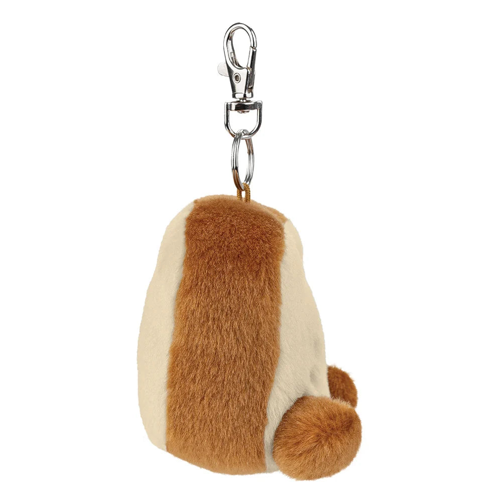 Palm Pals - Buttery Toast Clip-On | Knuffel Sleutelhanger Toast