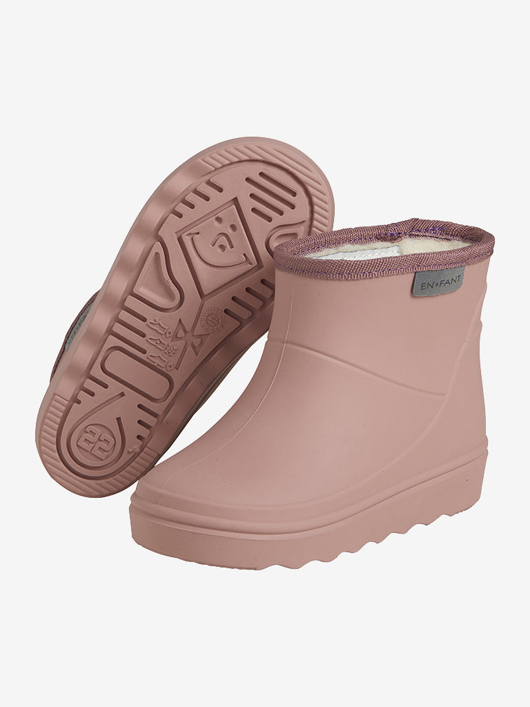 EN FANT - Thermo Regenlaarzen Short Solid Old Rose