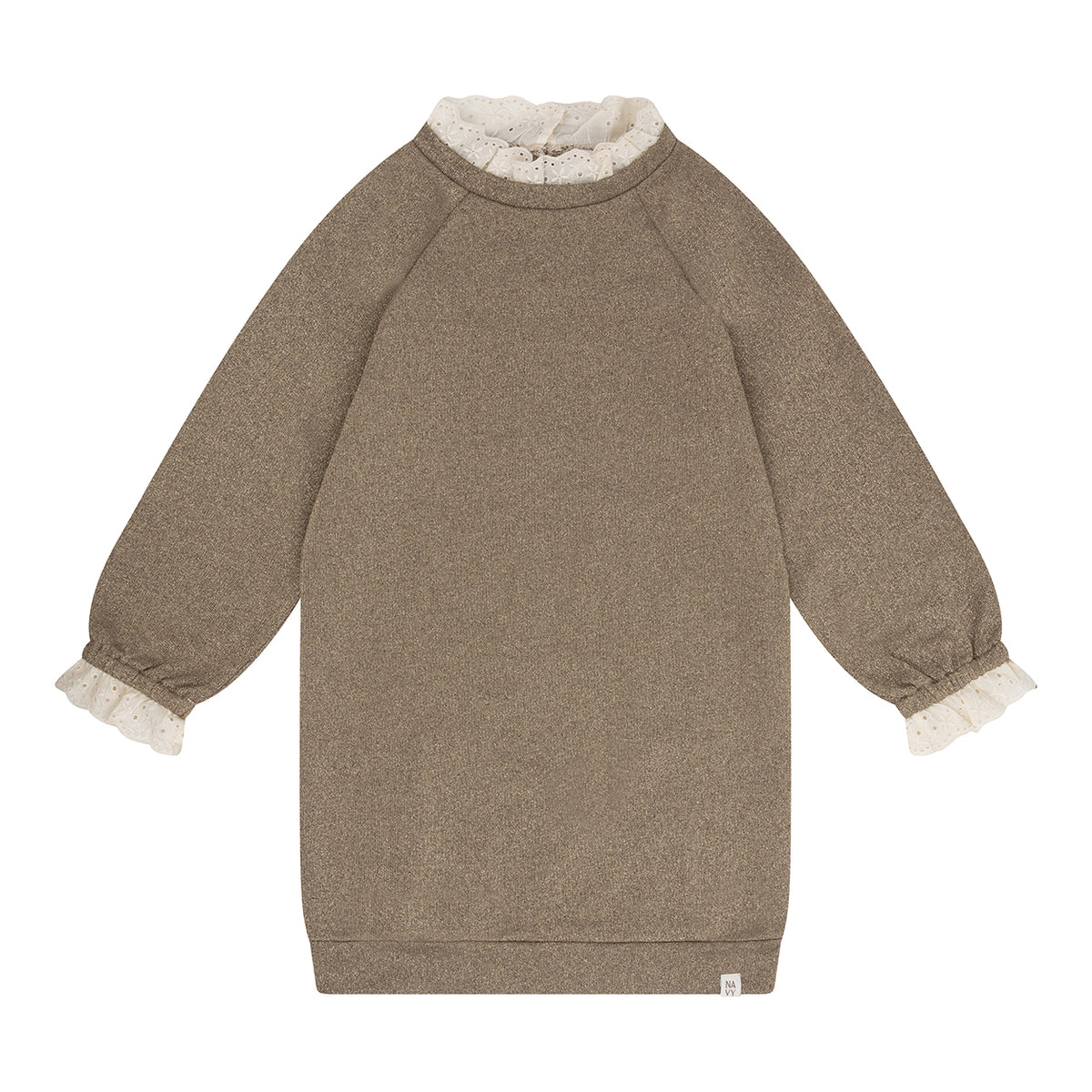 Navy Natural - Jackie Dress Glitter | Brown