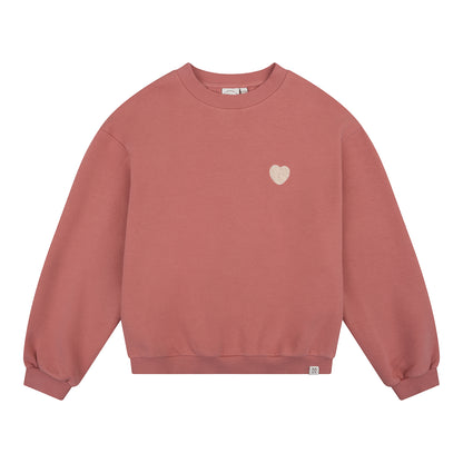 Navy Natural – Sweater Pink Sand Heart