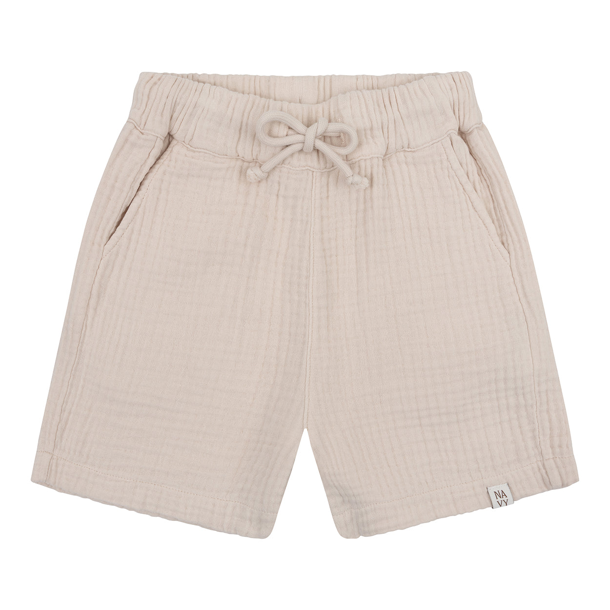 Navy Natural – Niels Short Almond Mousseline