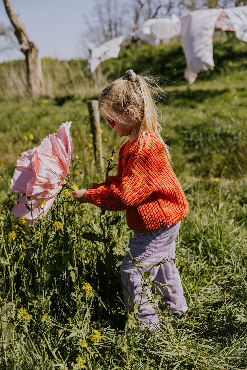 Yuki - Chunky Knitted Sweater Pumpkin (PO)