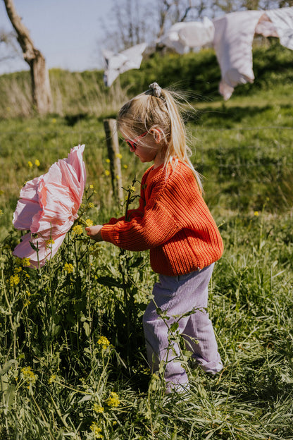 Yuki - Chunky Knitted Sweater Pumpkin (PO)