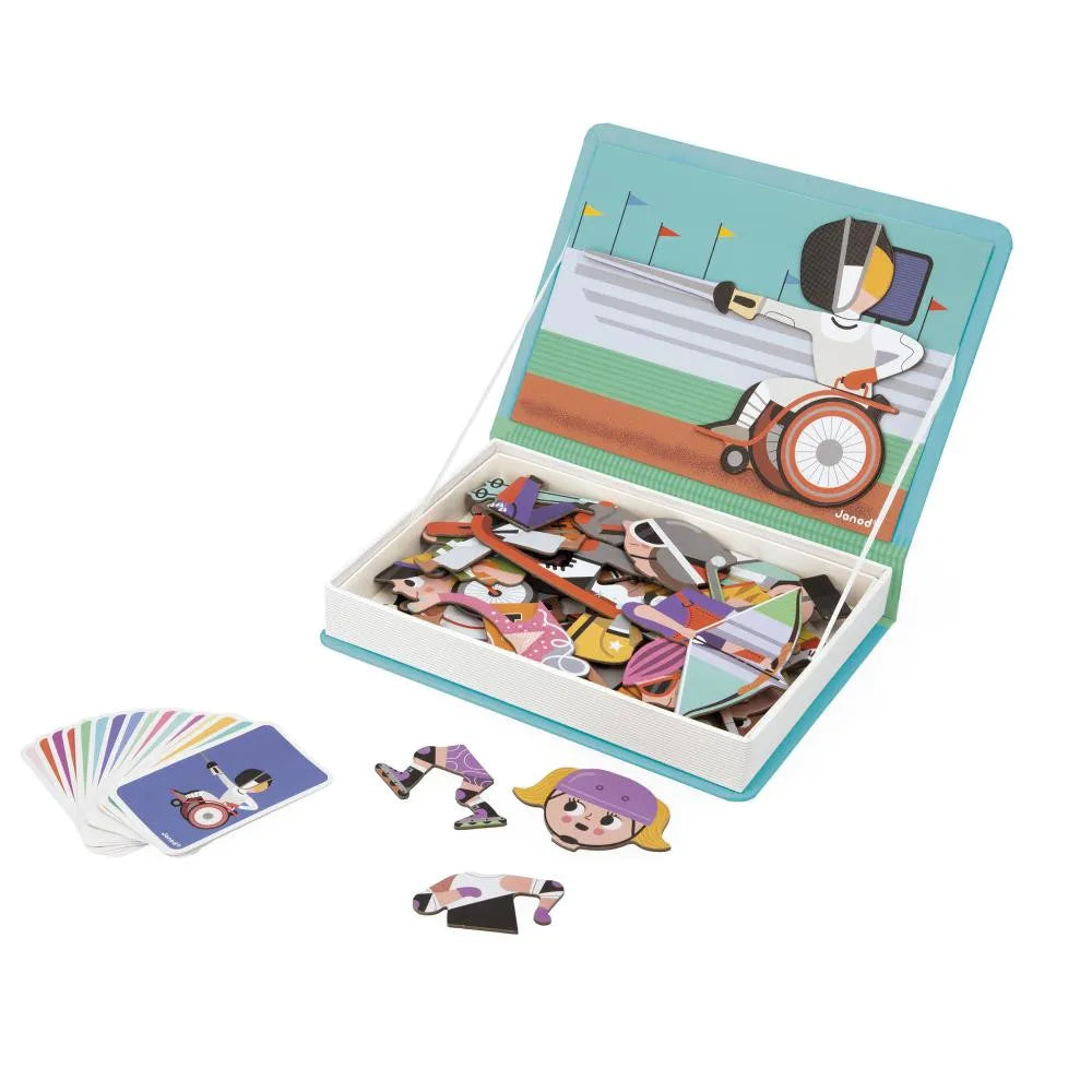 Janod -  Magneti'Book Sport | Magnetisch Speelboek