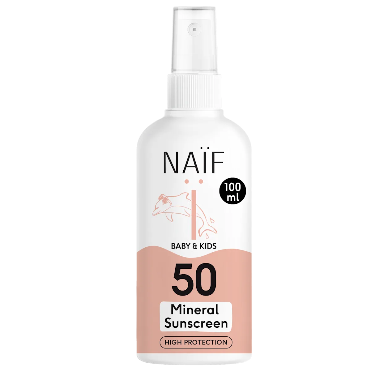 Naïf - Kids Minerale Zonnebrandspray SPF50 100ml