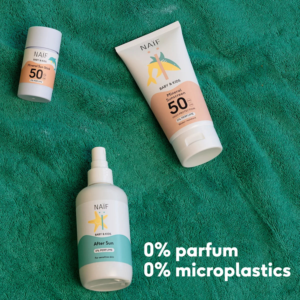 Naïf - Kids Minerale Zonnebrand- SPF 50 - Parfumvrij - 30ml