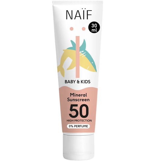 Naïf - Kids Minerale Zonnebrand- SPF 50 - Parfumvrij - 30ml