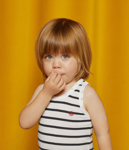 Petit Bateau – Set van 3 mouwloze body's voor baby's