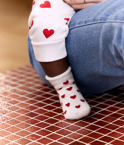 Petit Bateau - Set van 2 Paar Gebreide Babysokken