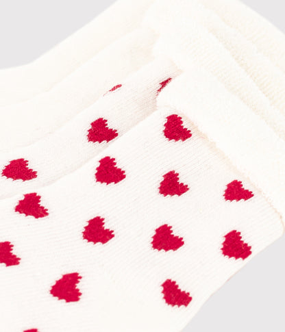 Petit Bateau - Set van 2 Paar Gebreide Babysokken