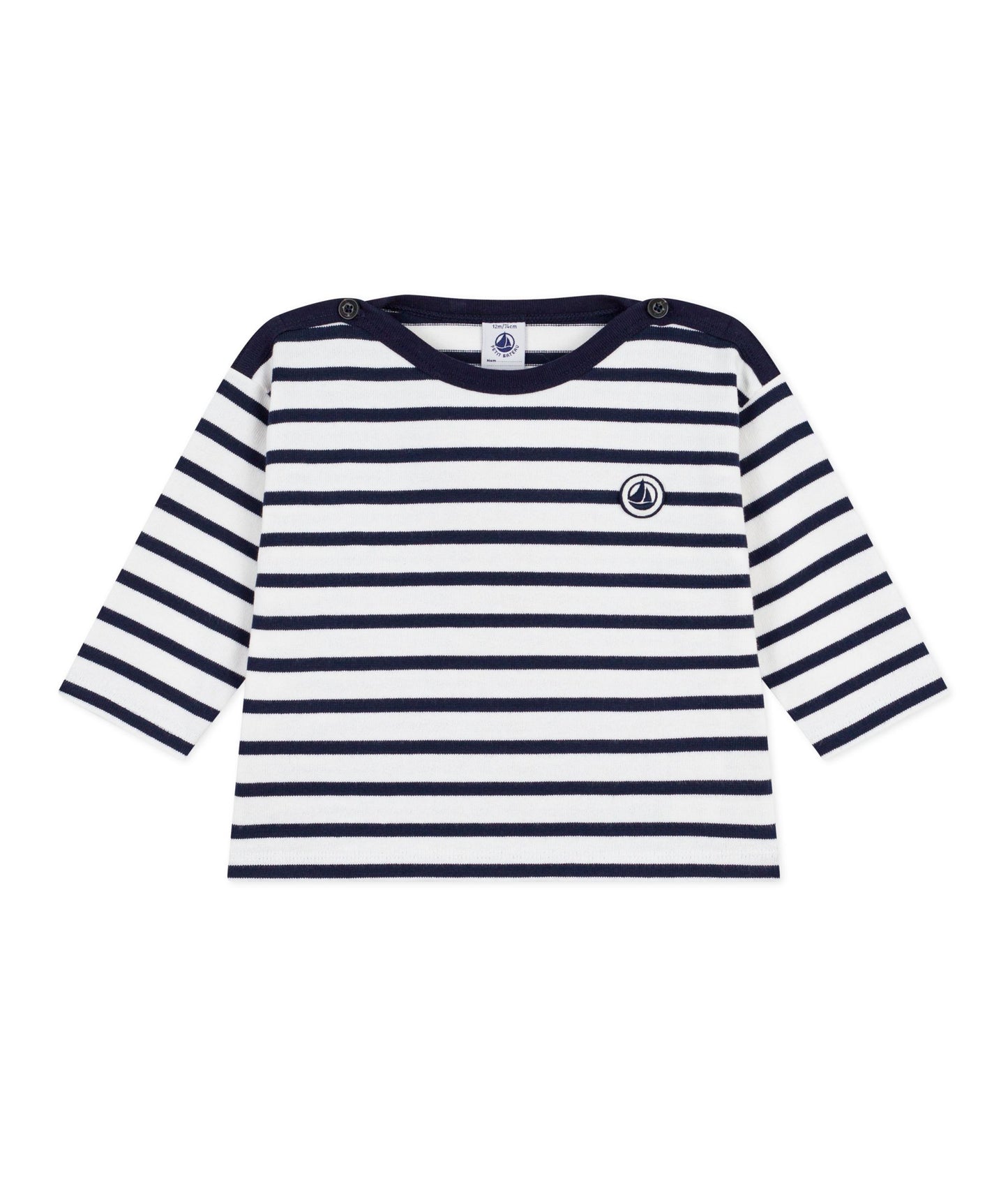 Petit Bateau – Iconische katoenen marinetrui voor baby's