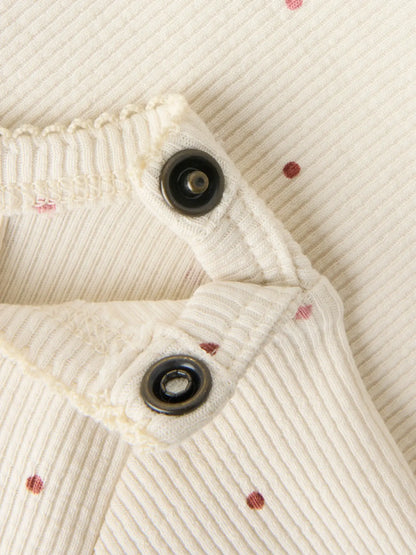 Lil' Atelier - Baby Romper | Cream Dot