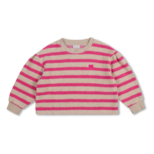 Petit Blush - Teddy Sweater Stripe