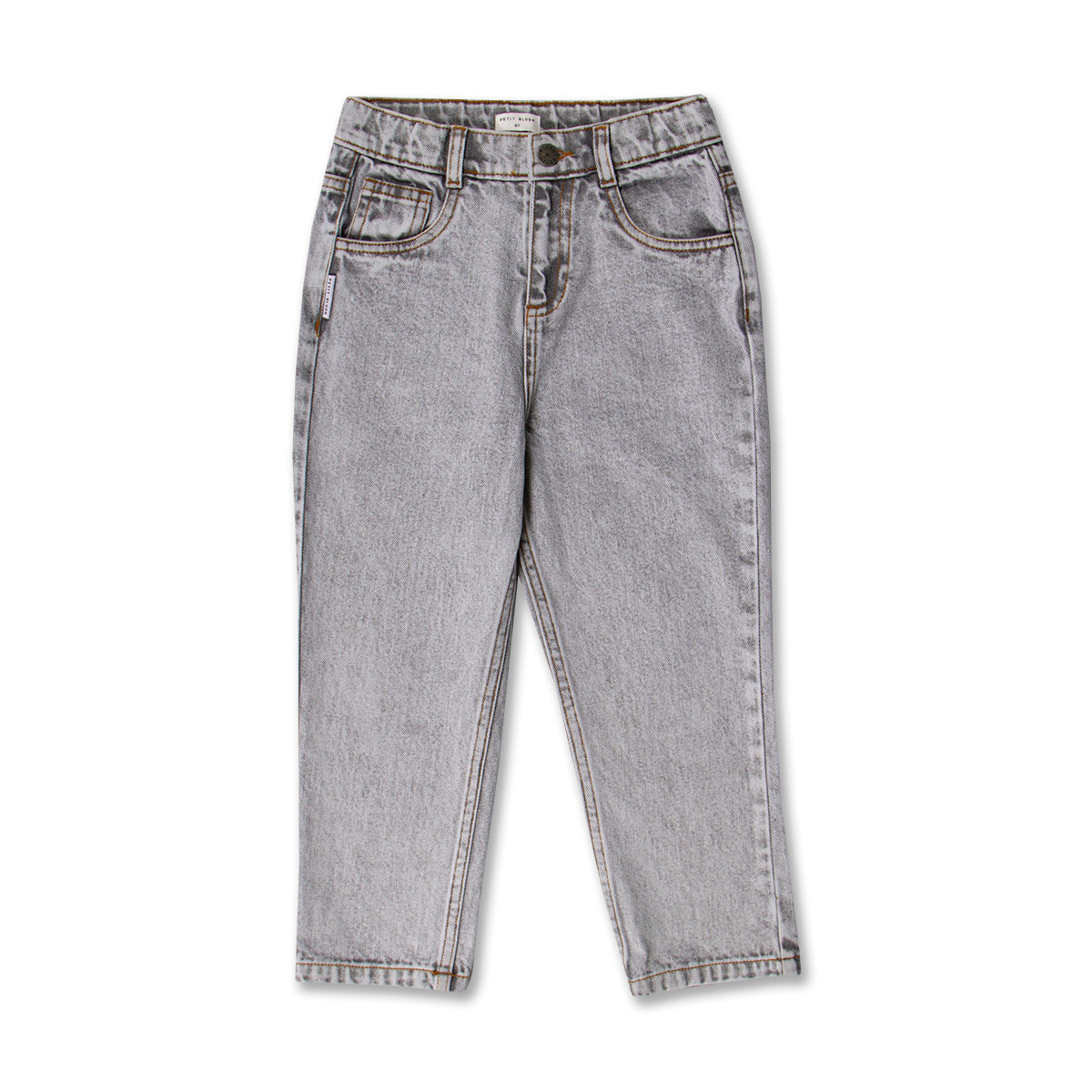 Petit Blush - Baggy Fit Jeans Washed Light Grey