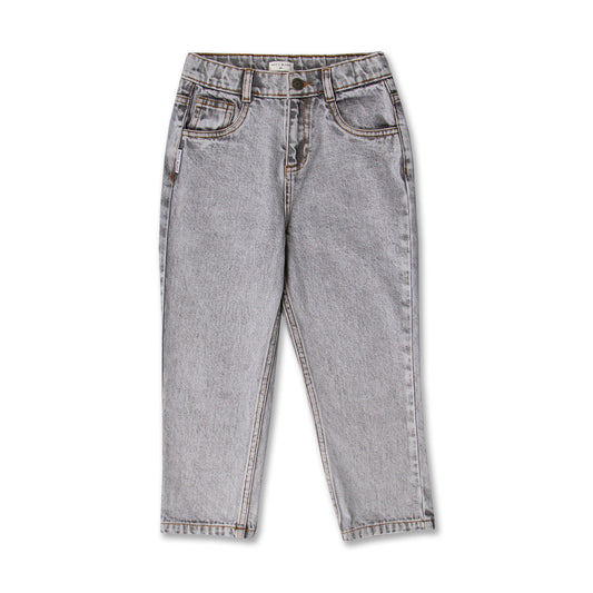 Petit Blush - Baggy Fit Jeans Washed Light Grey
