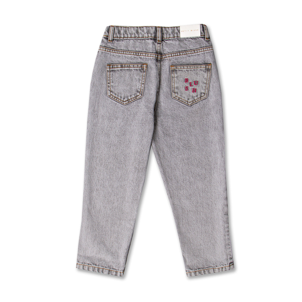 Petit Blush - Baggy Fit Jeans Washed Light Grey