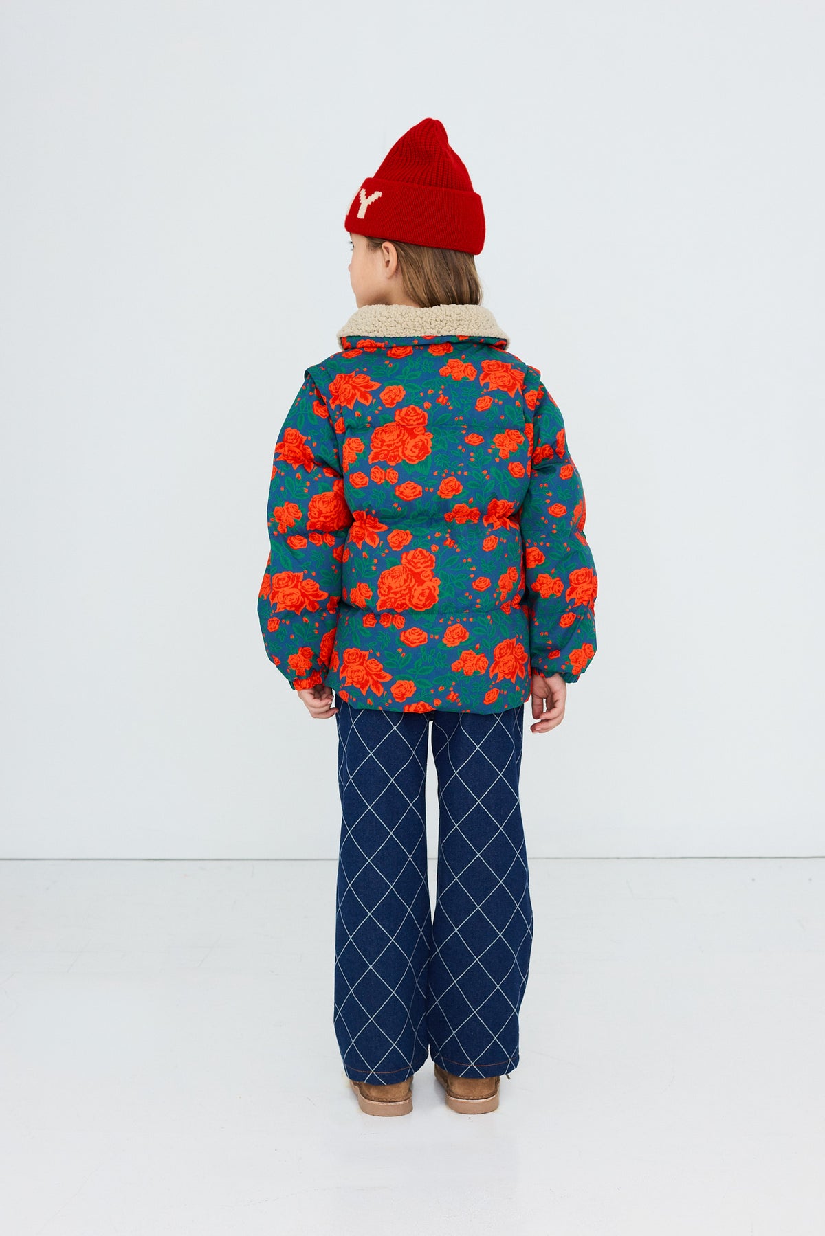 Tinycottons - Roses Short Padded Jacket