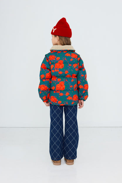 Tinycottons - Roses Short Padded Jacket