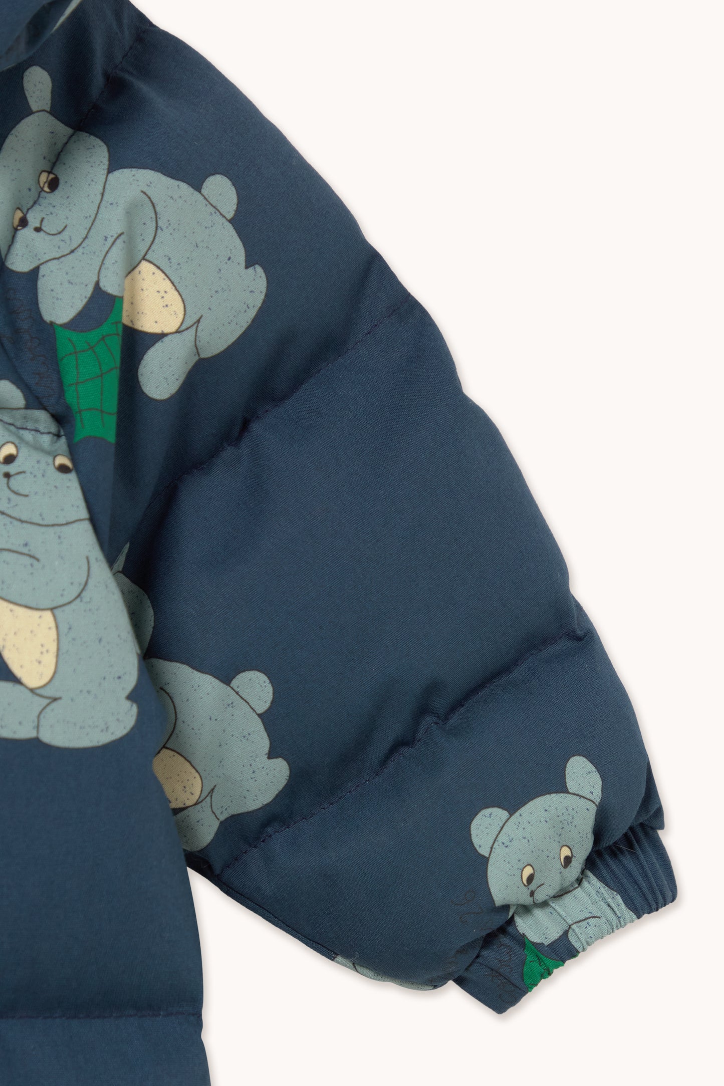 Tinycottons - Bears Padded Overall | Light Navy