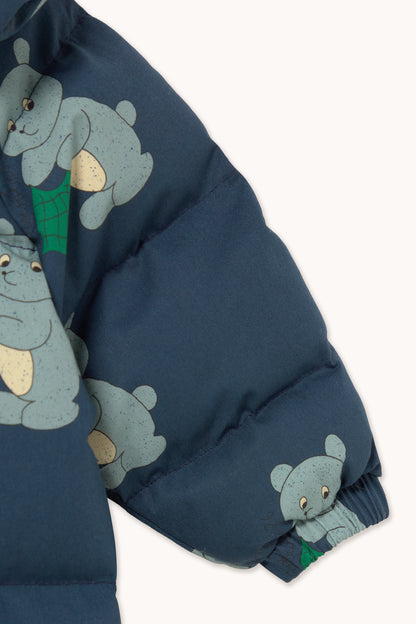 Tinycottons - Bears Padded Overall | Light Navy