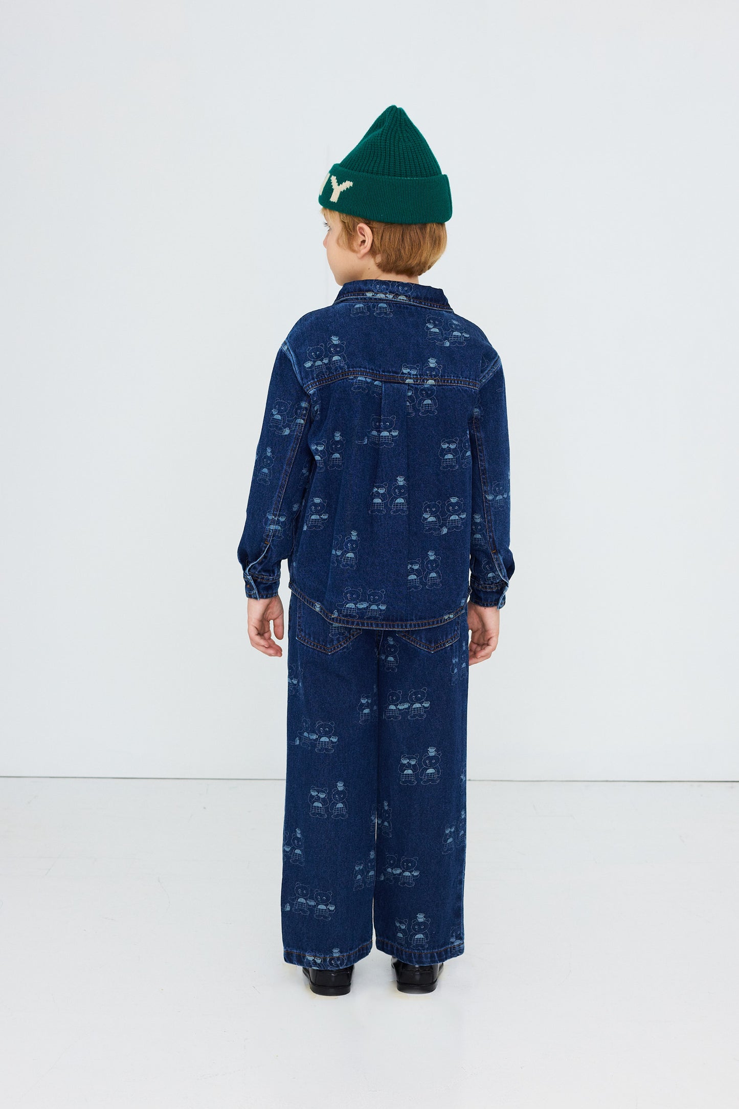 Tinycottons - Tiny Tea Room 2 Straight Denim Pant | Denim Dark Wash