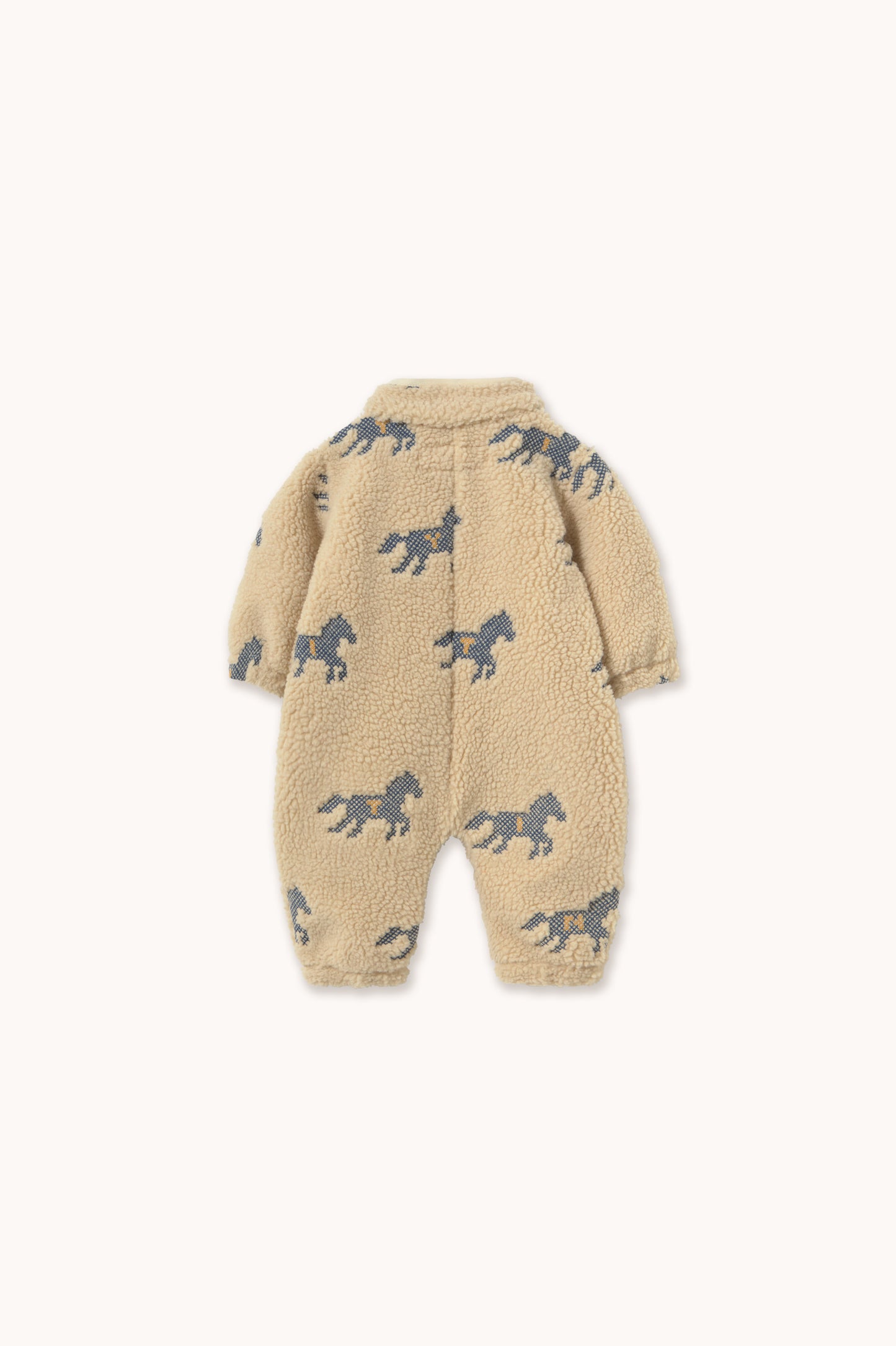 Tinycottons - Horses Sherpa One-Piece | Vanilla