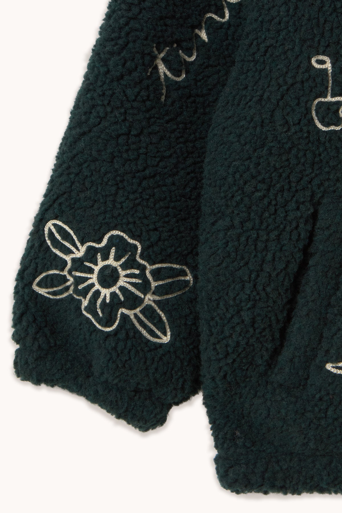 Tinycottons - Tiny Apples Sherpa Jacket | Ink Blue