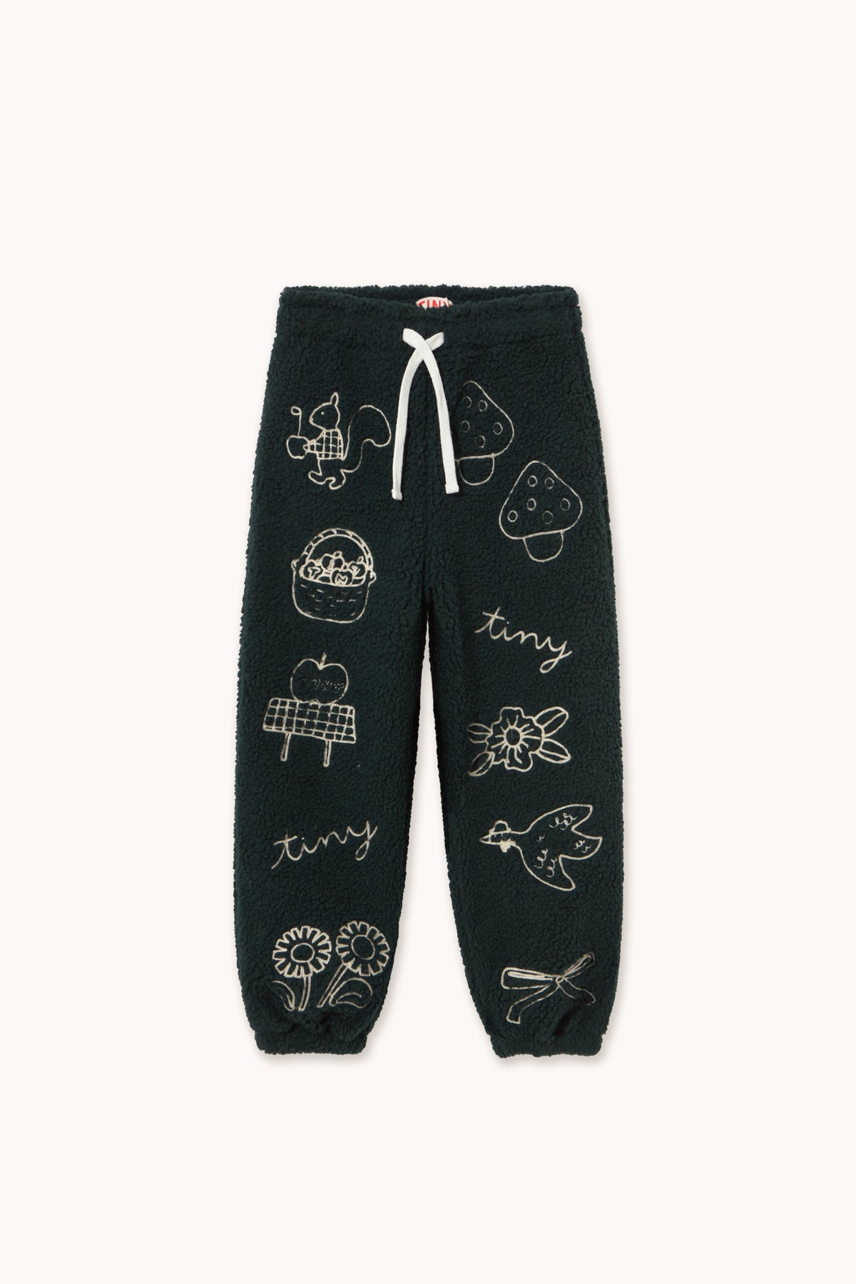 Tinycottons - Tiny Apples Sherpa Sweatpant | Ink Blue