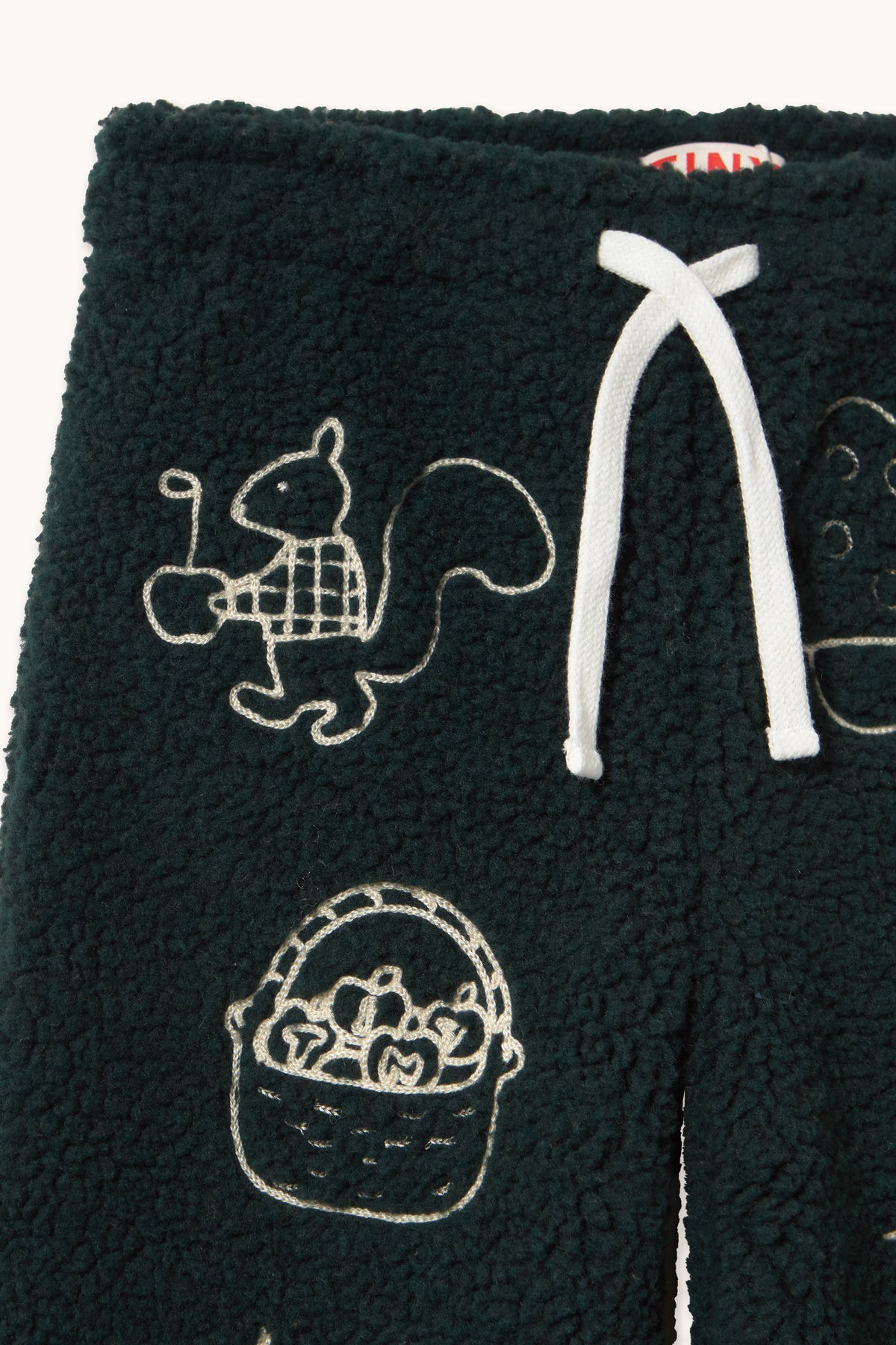 Tinycottons - Tiny Apples Sherpa Sweatpant | Ink Blue