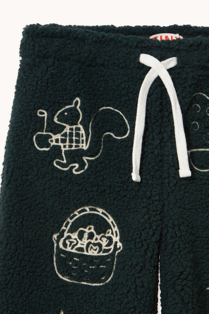 Tinycottons - Tiny Apples Sherpa Sweatpant | Ink Blue