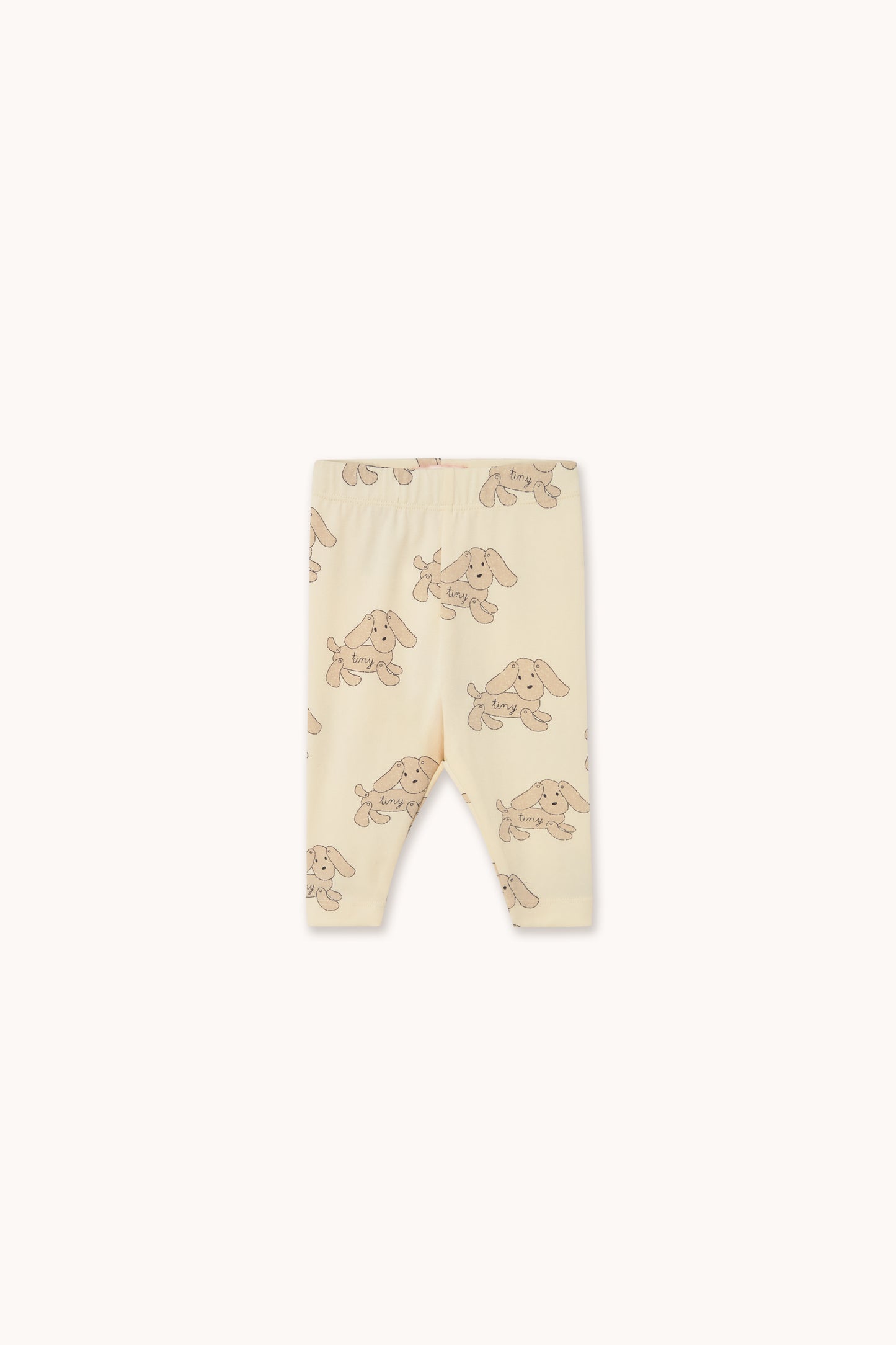 Tinycottons - Dogs Baby Leggings | Vanilla
