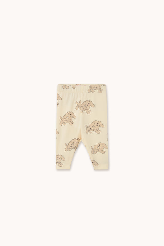 Tinycottons - Dogs Baby Leggings | Vanilla