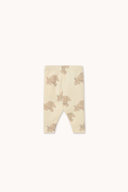 Tinycottons - Dogs Baby Leggings | Vanilla