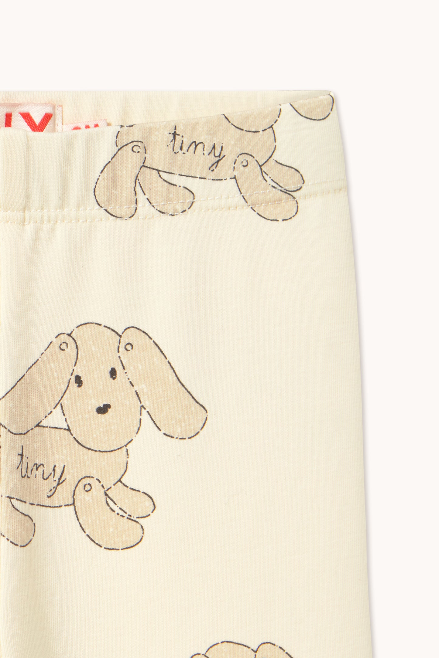 Tinycottons - Dogs Baby Leggings | Vanilla