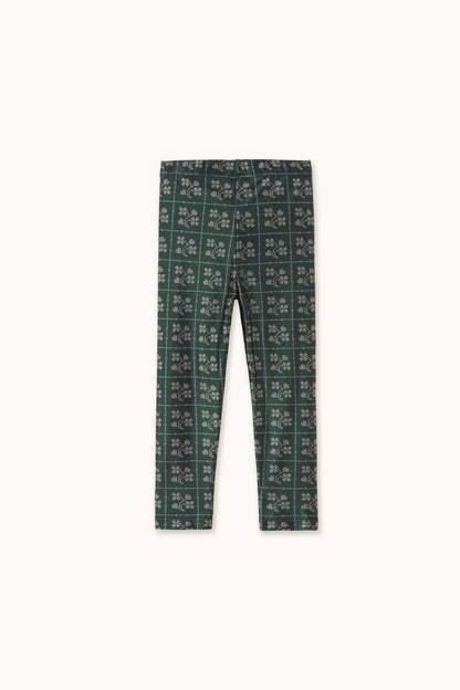 Tinycottons - Dots Flowers Shiny Leggings Ink Blue | Meisjes Legging AW26