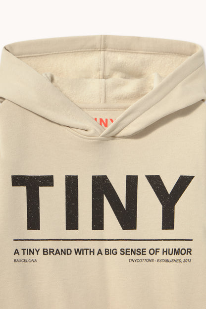 Tinycottons - Tiny Hoodie Dark Vanilla | Unisex Kinder Hoodie AW26