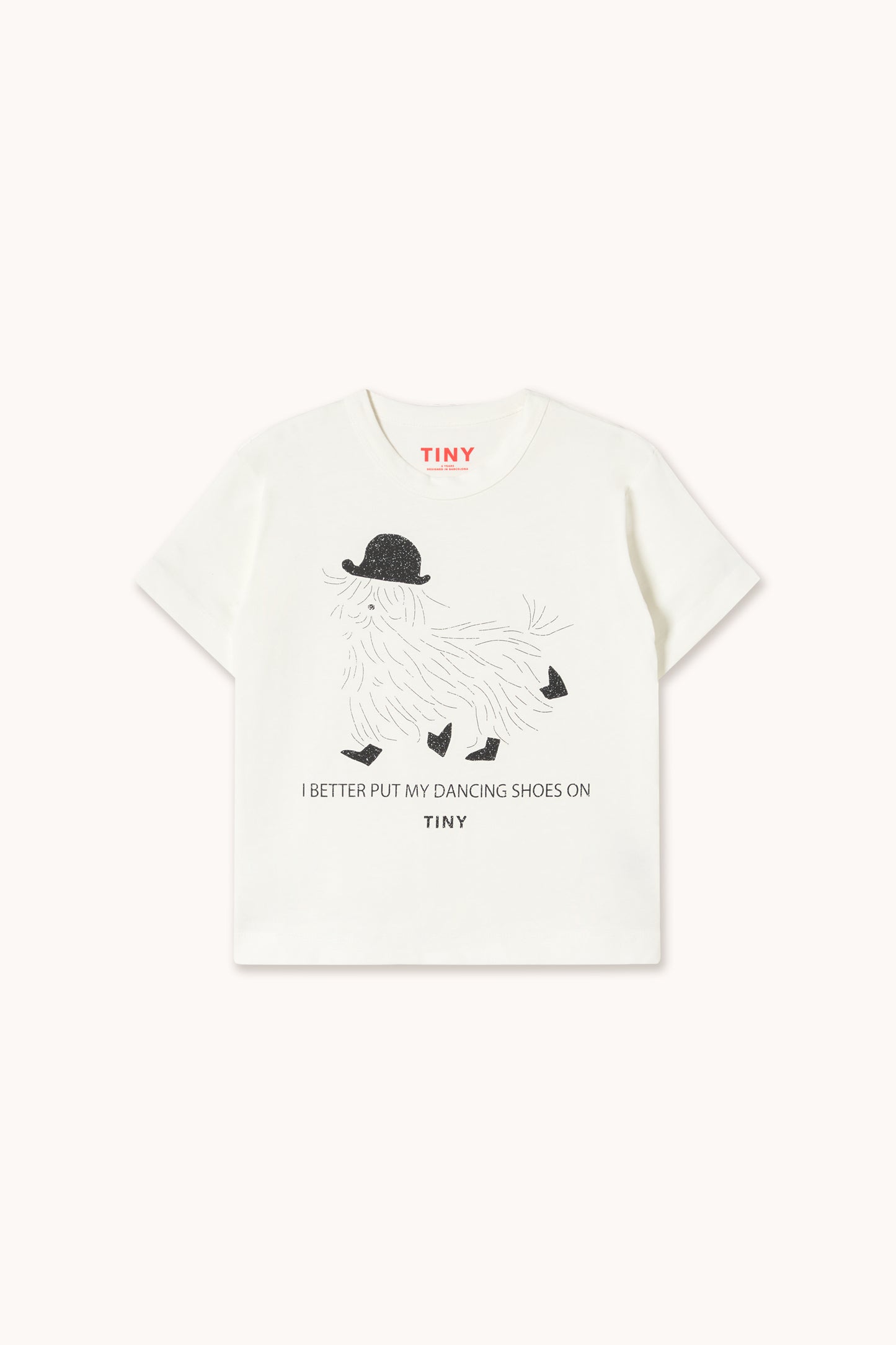 Tinycottons - Dancing Shoes Graphic T-shirt Off-White | Unisex T-shirt AW26