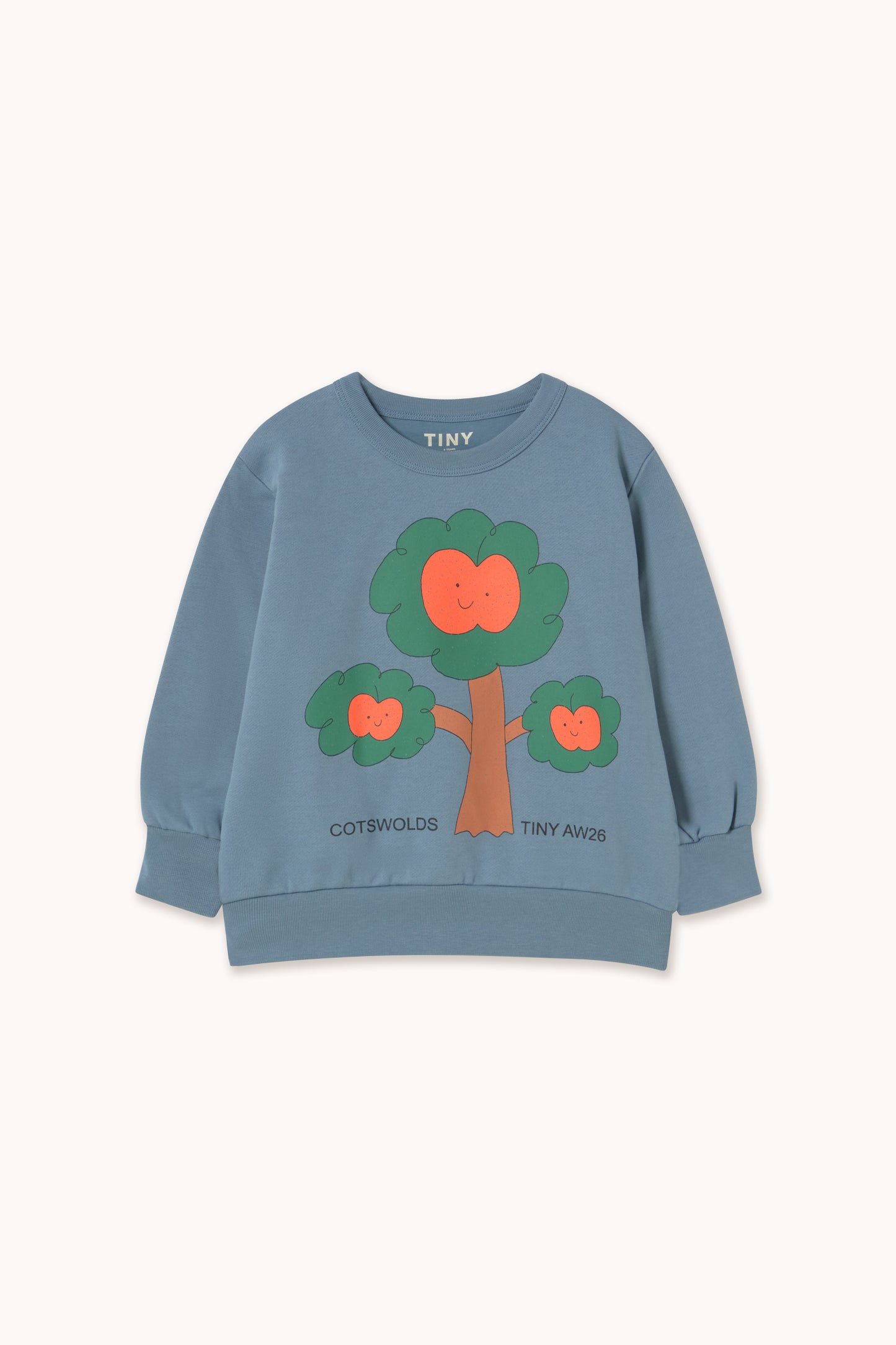 Tinycottons - Tree Graphic Sweatshirt | Stoneblue