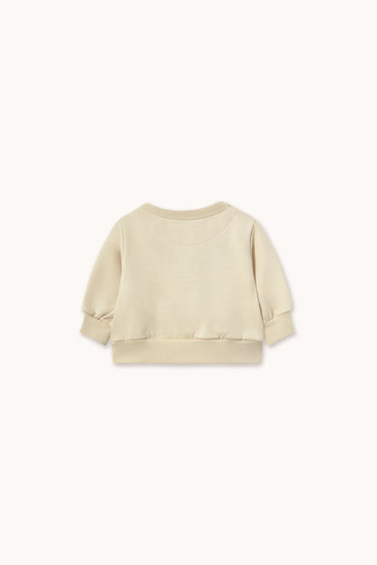 Tinycottons - Bear Graphic Baby Sweatshirt | Baby Sweater Biologisch Katoen