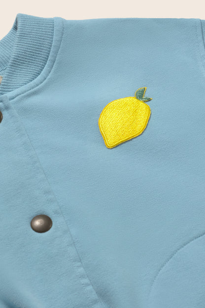 Cozmo - Berlin soft fleece baby jas blauw