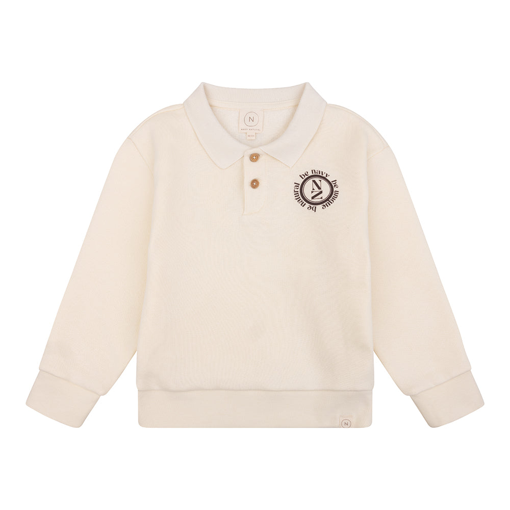 Navy Natural - George sweater creme