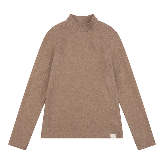 Navy Natural - Mees top brown melange