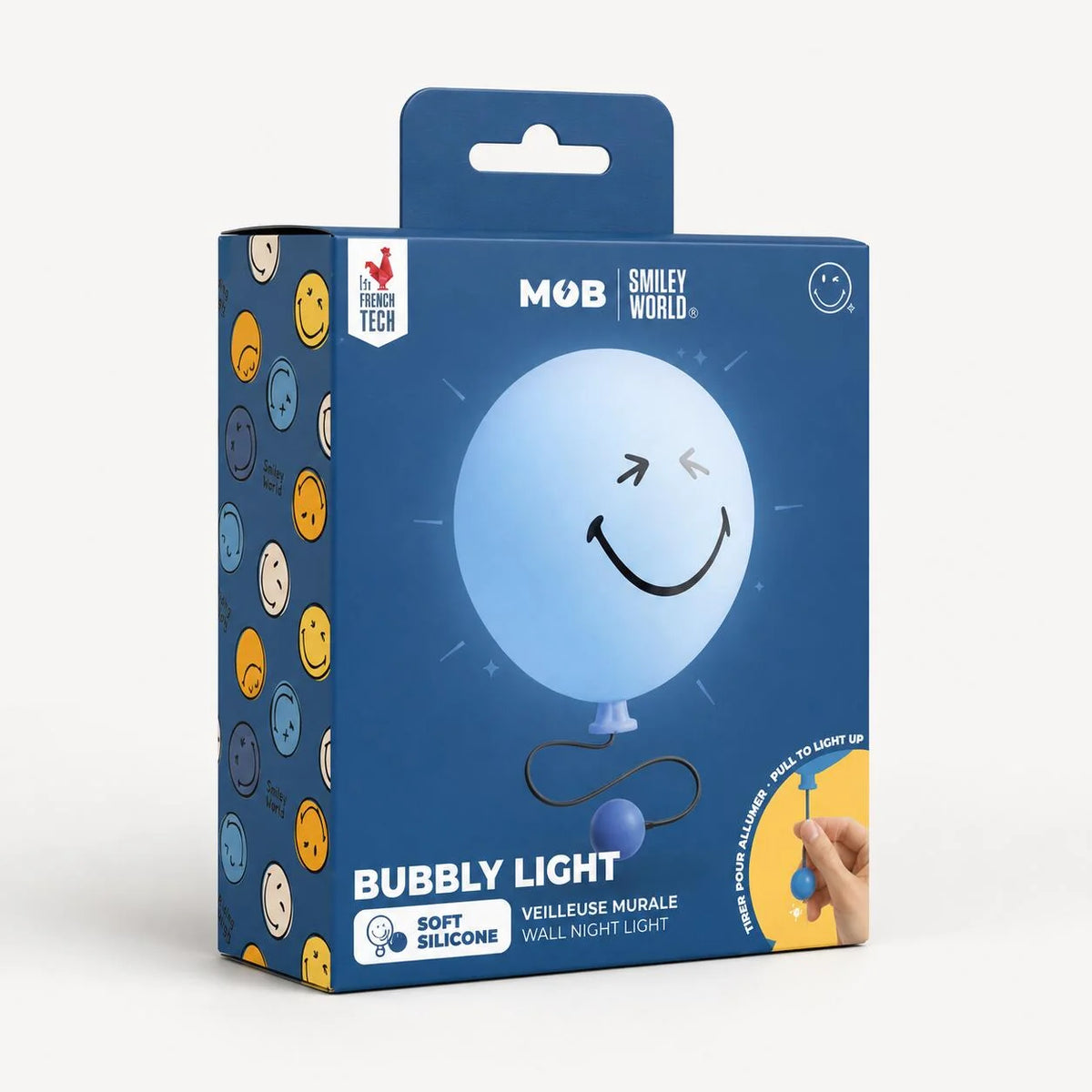 MOB Paris - Bubbly Light Smiley World® | Light Blue